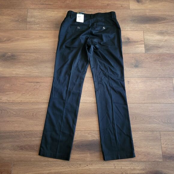 Lee Pants Womens 4 Medium Black Flex Motion Straight Leg Mid Rise Stretch NEW - Picture 4 of 16